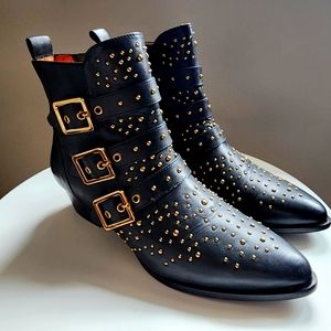 & Other Stories black leather boots size 41 (US size 10)